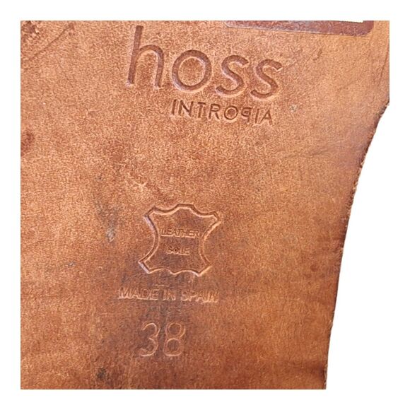 Anthropologie Hoss Intropia Double Zip Suede Heeled Ankle Boots Black 38 Spain 8 - Picture 10 of 12